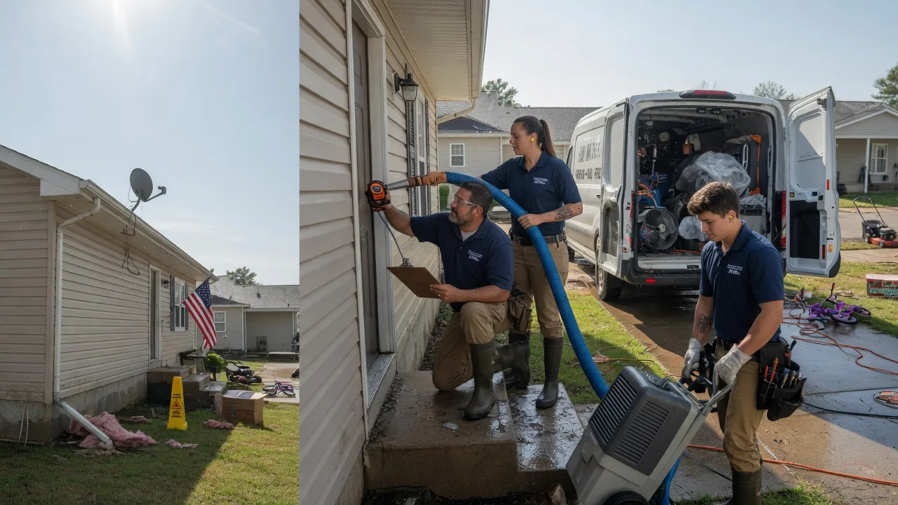 Ceiling Water Damage Restoration in Augusta, OH near me